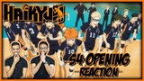 HAIKYUU SEASON 4 (TO THE TOP) OP BLIND REACTION! Anime Reaction #33