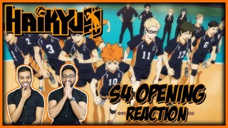 HAIKYUU SEASON 4 (TO THE TOP) OP BLIND REACTION! Anime Reaction #33