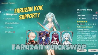 FARUZAN DPS QUICKSWAP, Faruzan kok Support | Genshin Impact Indonesia