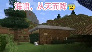 Minecraft：海啸来了，快进避难所！