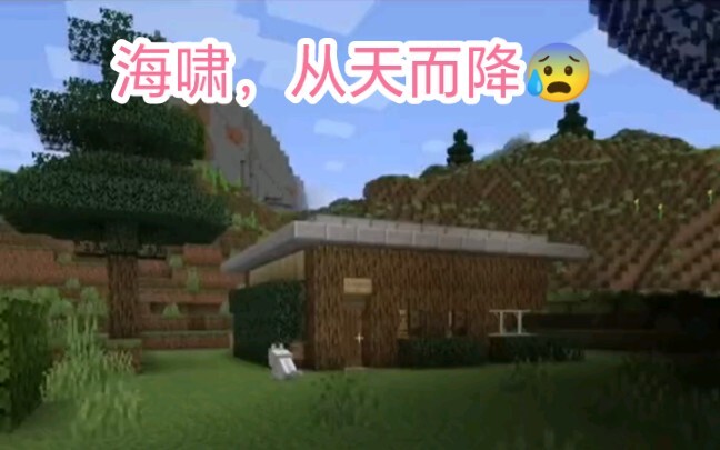 Minecraft：海啸来了，快进避难所！