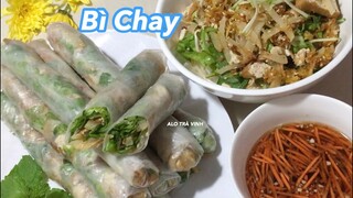 Cách làm BÌ CUỐN CHAY, BÚN BÌ CHAY đúng hương vị truyền thống của chùa / vegetarian rolls