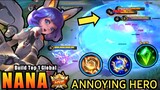WTF!! Nana The Annoying Hero!! - Build Top 1 Global Nana ~ MLBB