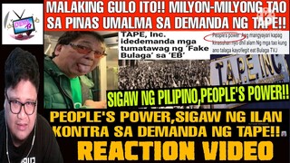 EAT BULAGA MALAKING GULO ITO! MILYONG PINOY UMALMA SA DEMANDA NG TAPE, REACTION VIDEO