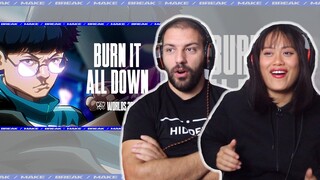 [League of Legends] Burn It All Down (ft. PVRIS) | Worlds 2021 REACTION