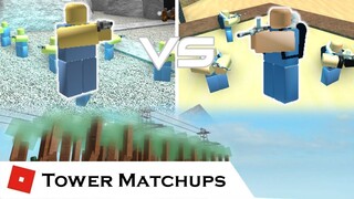 Sleeting In The Evergreens | Tower Matchups | Tower Battles [ROBLOX]