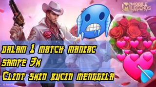 pakai skin bucin langsung maniac sampai 3x🔥