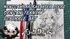 Cara Menggambar Liebe Black Clover Dengan Teknik Coretan