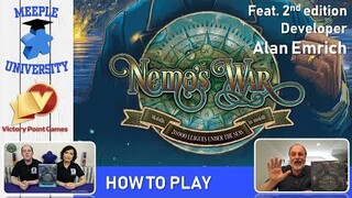 Nemo's War 2nd Edition Board Game – How to Play, with tips from Alan Emrich game developer