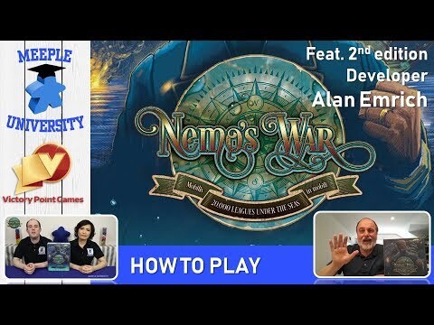 Nemo's War 2nd Edition Board Game – How to Play, with tips from Alan Emrich game developer