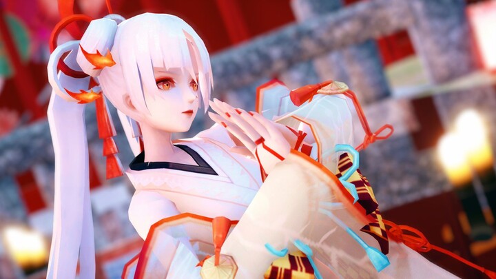 [Onmyoji MMD] Peach Garden Love Song Mai Shiranui, the sound of parting, are you willing to be intox