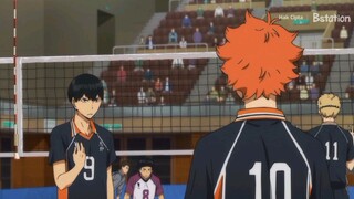 Kageyama's way comforting Hinata