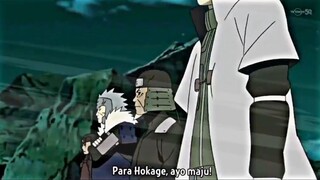 Hokage 1,2,3,4 mengkece, sakura dan kyubi sampai kaget