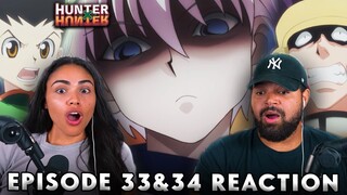 KILLUA DOES NOT PLAY AROUND! Hunter x Hunter Episode 33-34 REACTION!