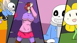 【ask】Sans turned into mosquitoes? Pink hair! sans play jelly beans! When I grow up, I want to be a s