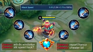 FRANCO 6X WINDTALKER BUILD (ATTACK SPEED HACK)