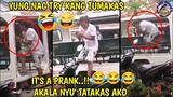 Yung nag try kang tumakas' nagulat si mamang pulis'😂🤣|Pinoy Memes, Funny videos compilation