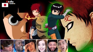 💪 Rock Lee vs Gaara 🔥 | [Part 1/2] REACTION MASHUP | JAP 🇯🇵 [Otaku Reaction]