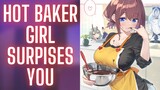 {ASMR Roleplay} Hot Baker Girl Surprises You