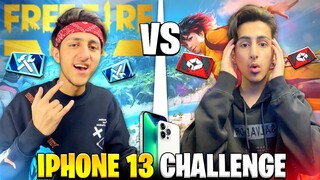 IPhone 13 Challenge With My Brother😍 Craftland Custom 1 vs 1 Best Gameplay - Garena Free Fire