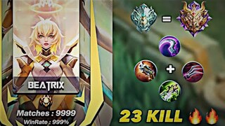 GLOBAL BEATRIX MANIAC!! 23KILL 🥶 BUILD SETAN AUTO MYTICALGLORY!!