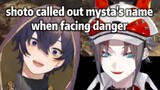 Shoto called out Mysta's name when they were in danger【A WAY OUT collaboration/Mysta Rias/Shoto】