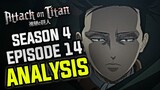SAVAGERY! Attack on Titan Season 4 Episode 14 Breakdown/Analysis!