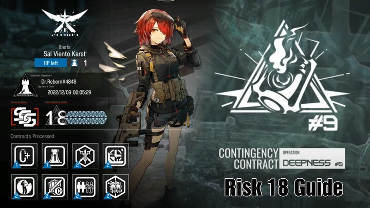 Guide CC#9 Deepness Risk 18 dengan 4 Operator - Arknights Indonesia