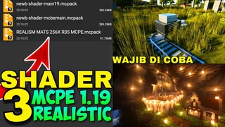 WOW😱 Top 3 Shader MCPE 1.19 ( RENDER DRAGON ) - Shader for mcpe - mcpe shader 1.19 - #shaders