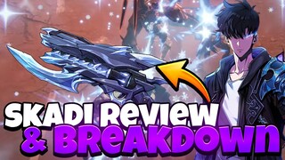 [Solo Leveling: Arise] - SKADI REVIEW! GRIMOIRE COMPARISON & BREAKDOWN