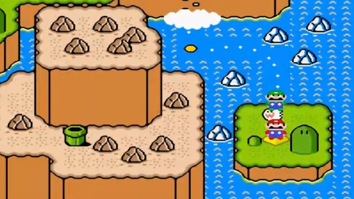 ใหม่ Super Omega Mario 100% ผู้เล่นหลายคน WORLD 2 ตอนที่ 1