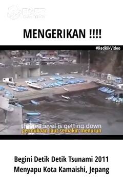 mengerikan tsunami Jepang 2011