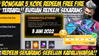 BONGKAR 5 KODE REDEEM‼️KODE REDEEM FREEFIRE HARI INI 3 JUNI 2022 RESMI DARI GARENA