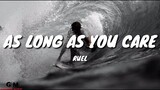 Ruel - as long as you care (Lyrics)