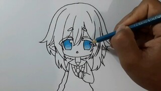 CARA MENGGAMBAR ANIME CHIBI