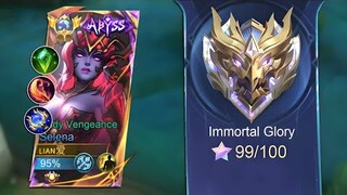 SELENA LAST MATCH BEFORE MYTHICAL IMMORTAL!! - BEST BUILD TO RANK UP FAST (must try)