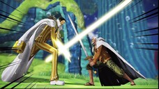 ONE PIECE Admiral Kizaru vs Rayleigh EPIC FIGHT