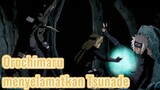 Orochimaru menyelamatkan Tsunade