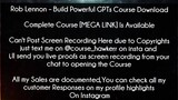 Rob Lennon Course Build Powerful GPTs Course Download