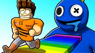 Rainbow Friends Nak Makan Horangi!!! [🌈Escape Rainbow Friends Obby] (Roblox Malaysia)