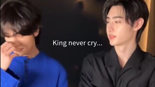 King never cry😭😭😭