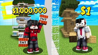 แกล้งเพื่อน!! แข่งสร้าง...สิ่งก่อสร้างสุดโกง ยังไงก็ไม่ชนะ - (Minecraft แกล้ง)