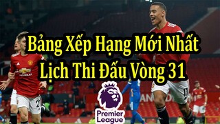 Kết Quả Ngoại Hạng Anh Vòng 30 - Bảng Xếp Hạng Mới Nhất - Lịch Thi Đấu Vòng 31