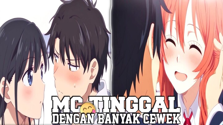 Top 10 Anime Romance Dimana MC Tinggal Dengan Banyak Cewek