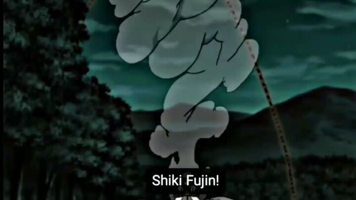 moment badas minato menggunakan segel shiki fujin