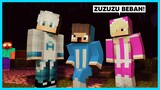 MIPAN & ZUZUZU Bersatu Untuk Melawan Monster Di Neraka! SUSAH BANGET - Minecraft Survival #4
