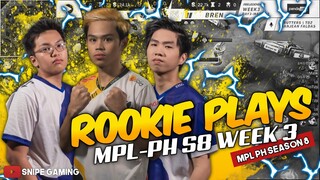 MPL SEASON 8 TOP ROOKIE PLAYS OF WEEK 3