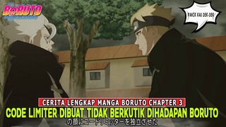 CERITA LENGKAP MANGA BORUTO Two Blue Vortex 3 : CODE DIBUAT AMPAS DIHADAPAN BORUTO