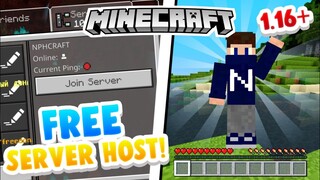 How To Make Your Own SERVER In MCPE For FREE | Free NO LAG Server Host For Minecraft PE 1.16+