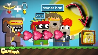 TROLLING NOOBS w/ "SUPER PULL" !!😂(FUNNY) || Growtopia